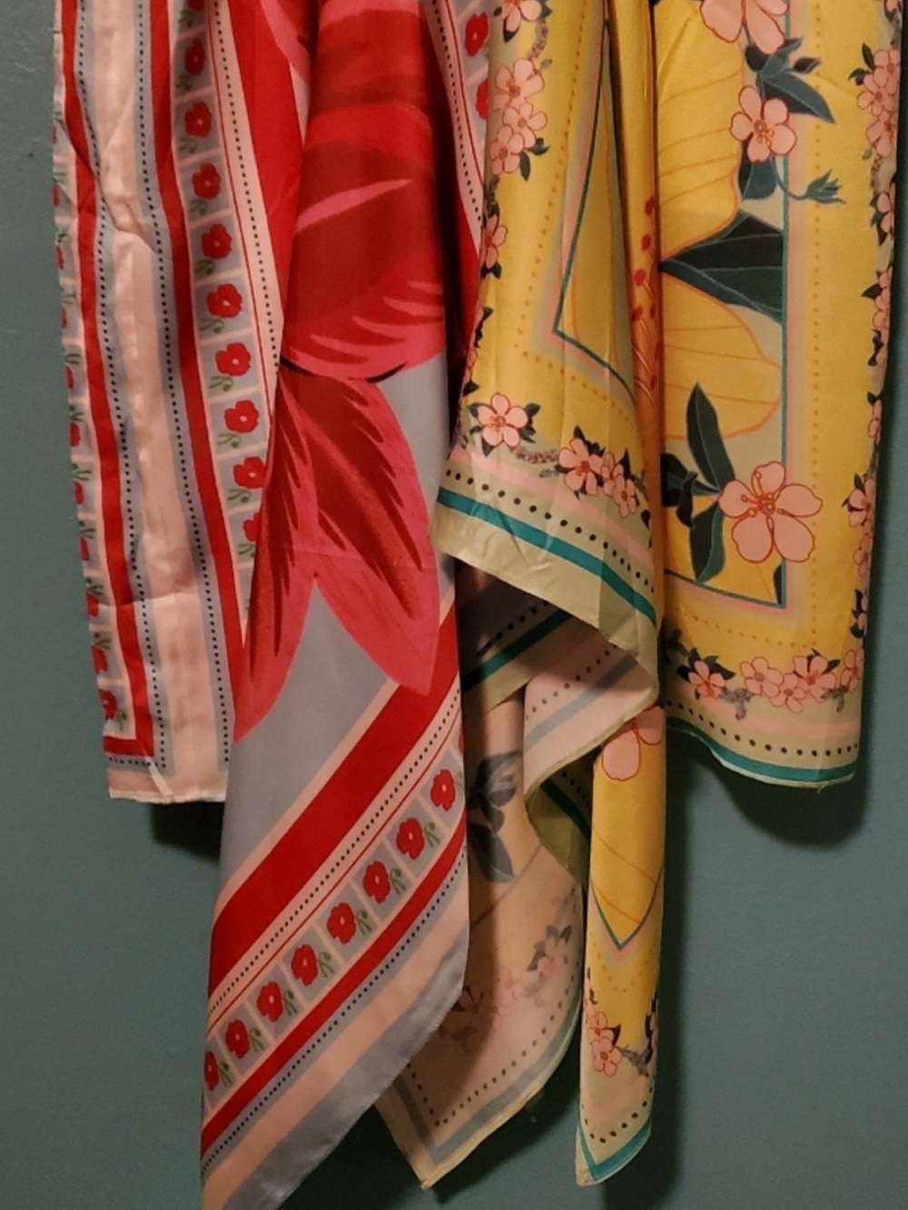 Farm Rio Azalea Mix Midi Skirt Asymetrical Floral Handkerchief Hem medium NWT - Picture 4 of 9